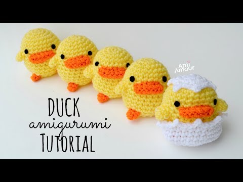 Little ducks: Crochet pattern