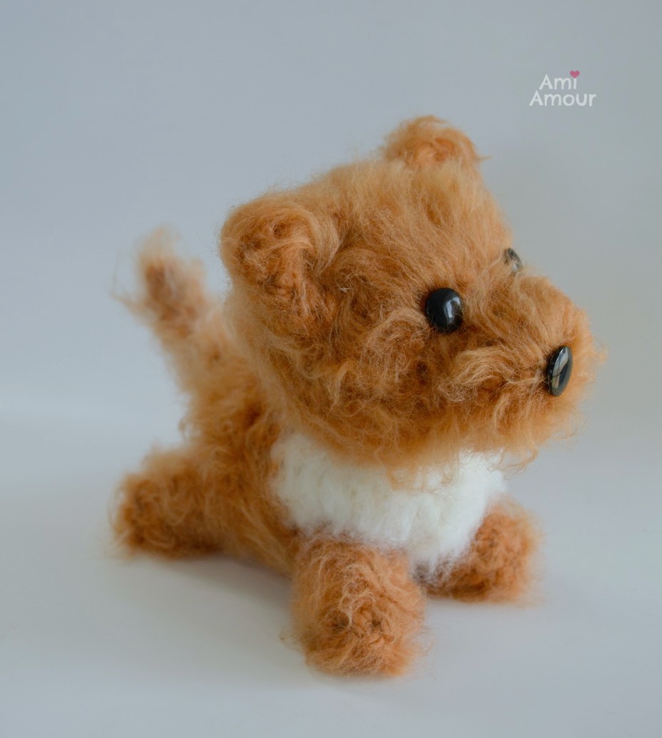 Brush Amigurumi Dog Crochet