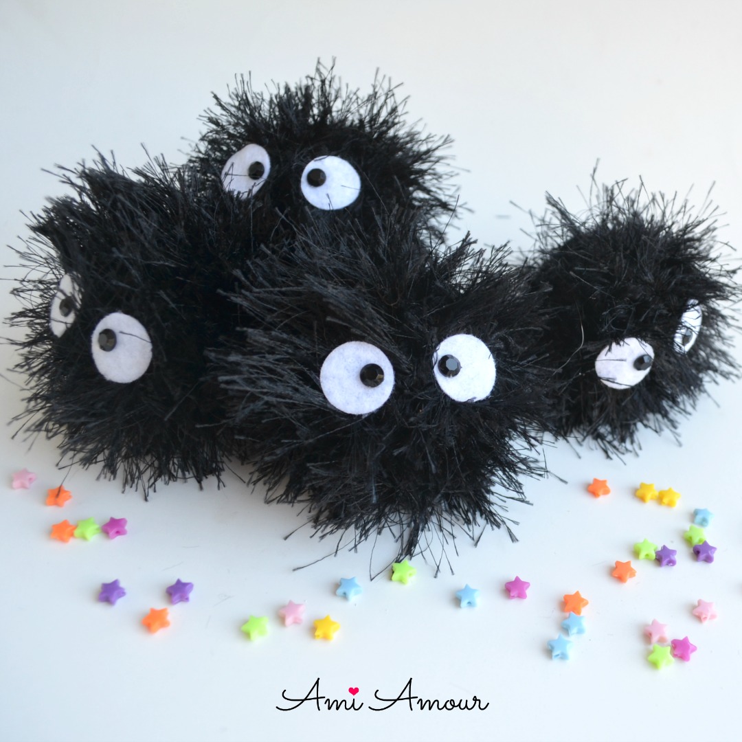 Soot Sprite Amigurumi Tutorial Crochet DIY Craft 