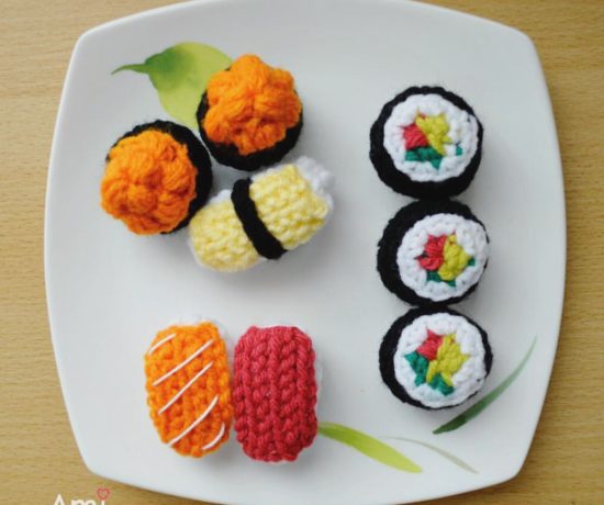 Sushi Crochet Pattern Amigurumi Food