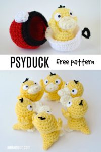 Psyduck Crochet Pattern - Free!