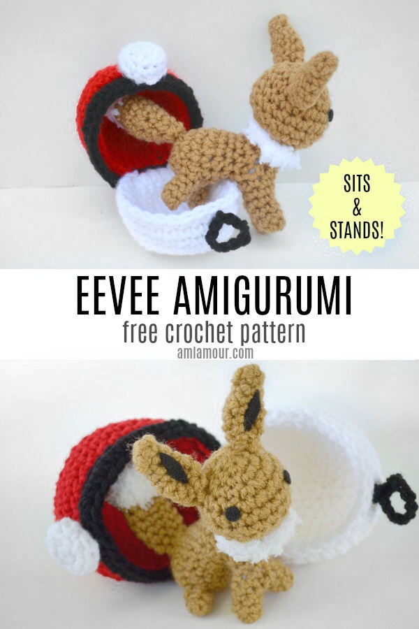 Eevee Amigurumi Free Crochet Pattern