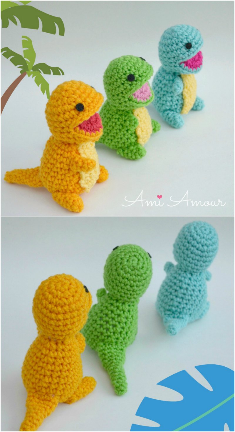Crochet Dinosaur Amigurumi Pattern