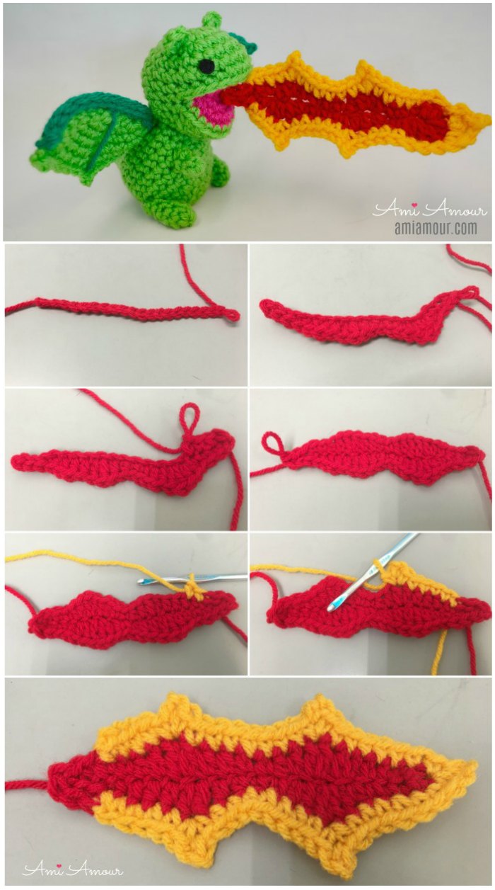Dragon Fire Crochet Tutorial