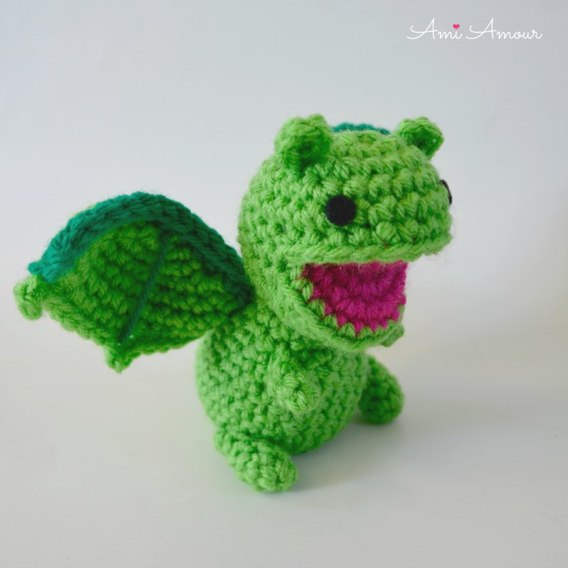 Dragon Crochet Wing Side