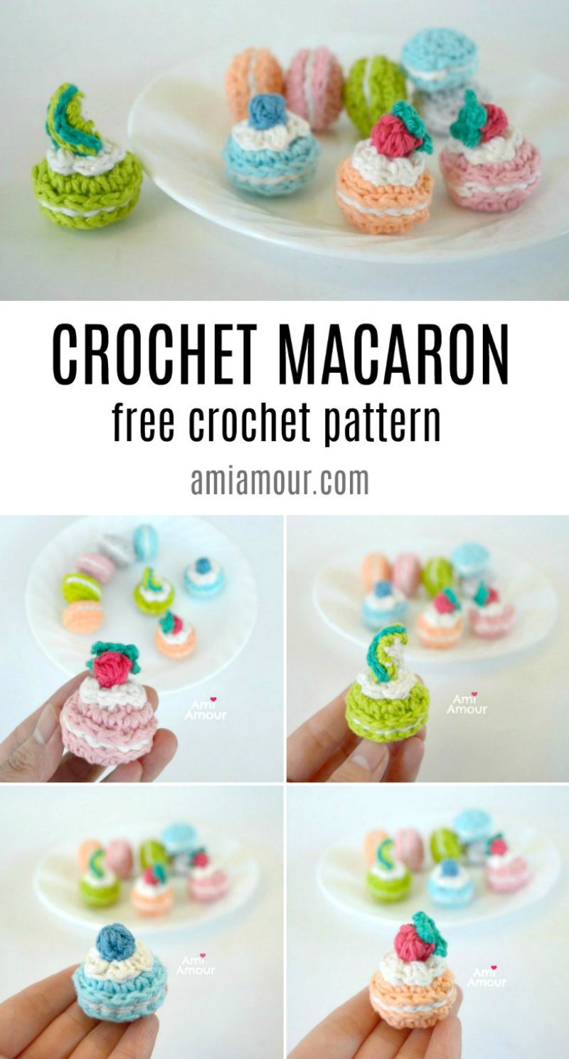 Macaron Free Crochet Pattern