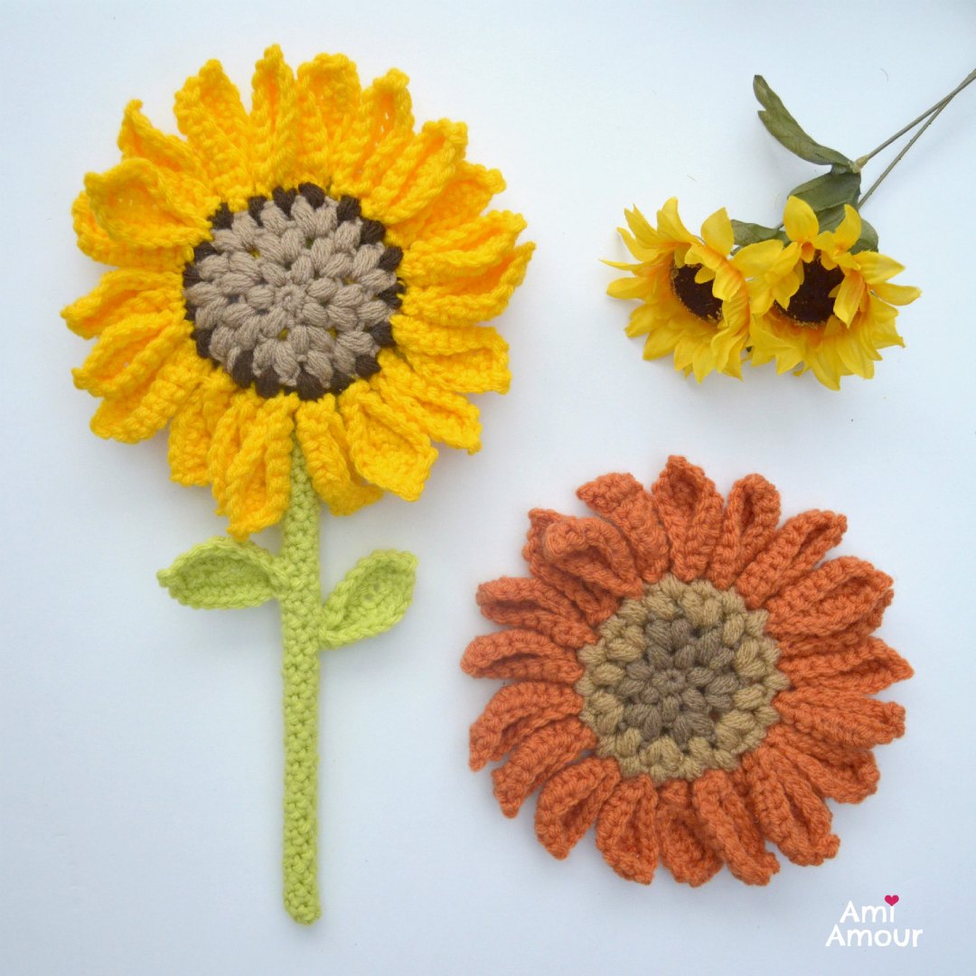 Crochet Sunflower Pattern