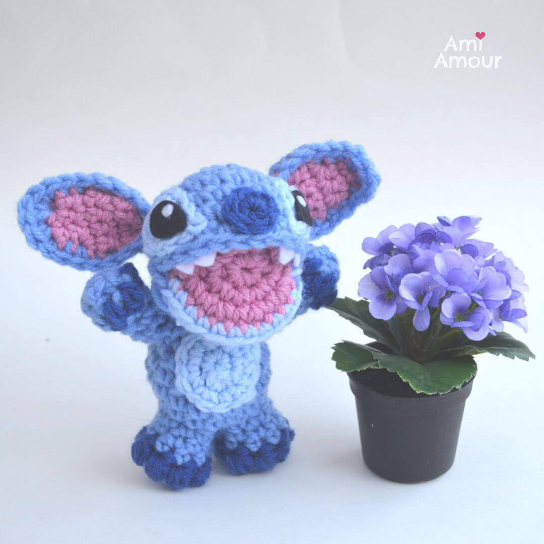 Lilo et Stitch Amigurumi PDF Modèle Gratuit au Crochet - Amigurumibox