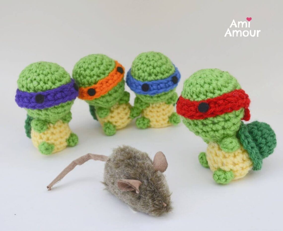 Ninja Turtle Amigurumi Free Crochet Pattern Ami Amour