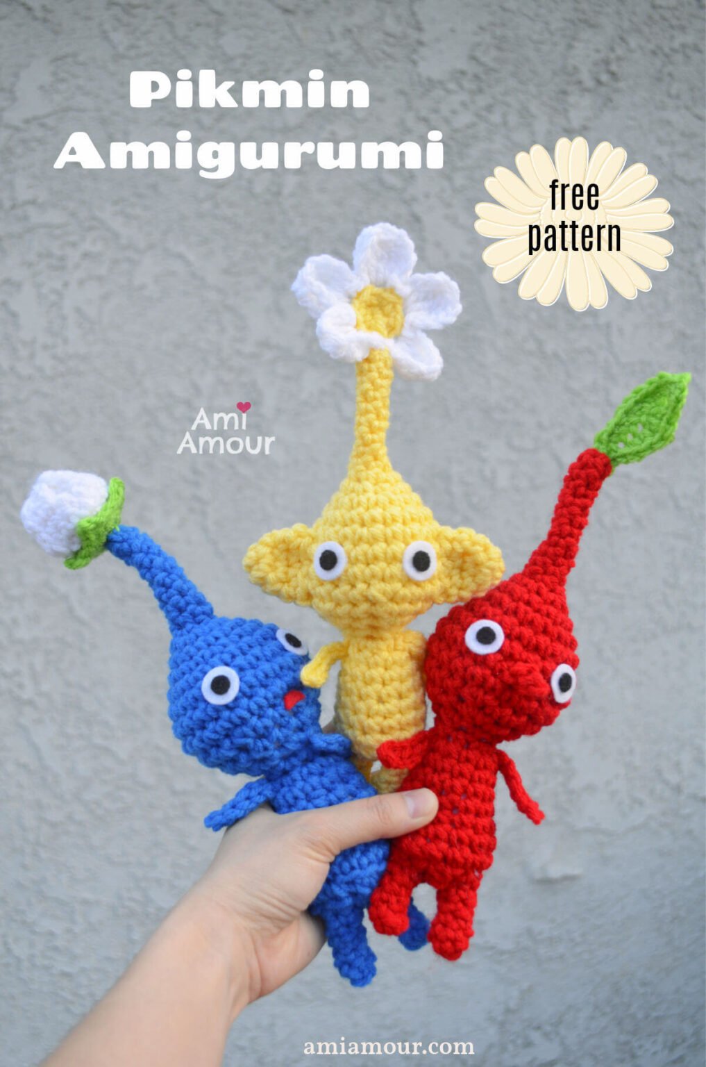 Pikmin Amigurumi Pattern FREE Ami Amour