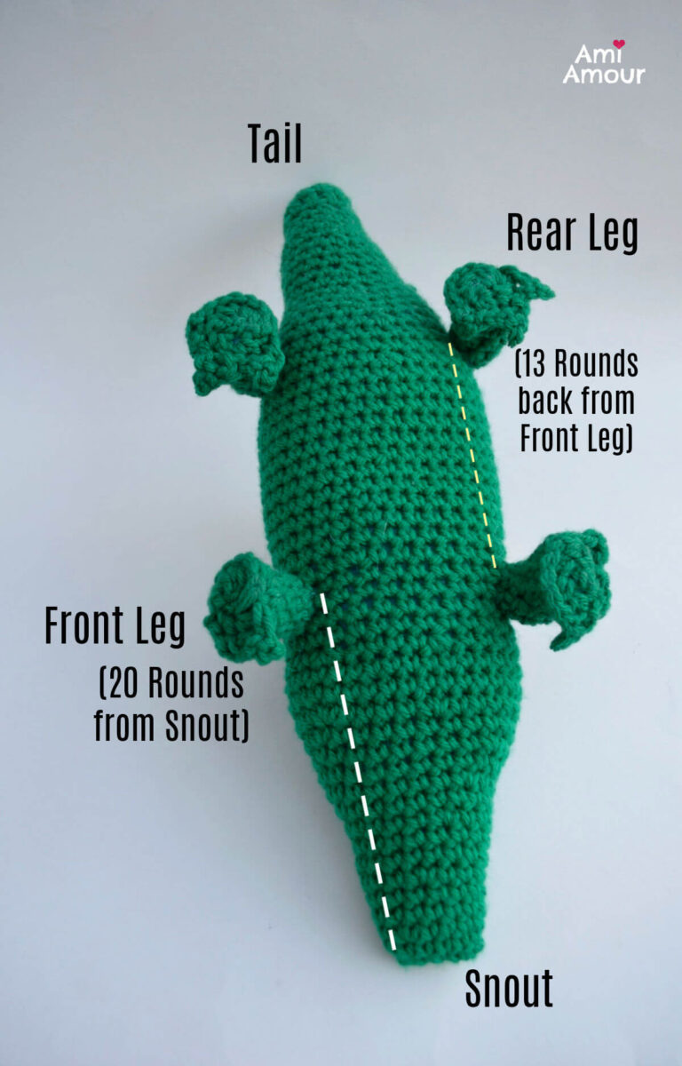 Alligator Loki Amigurumi - Free Crochet Pattern - Ami Amour