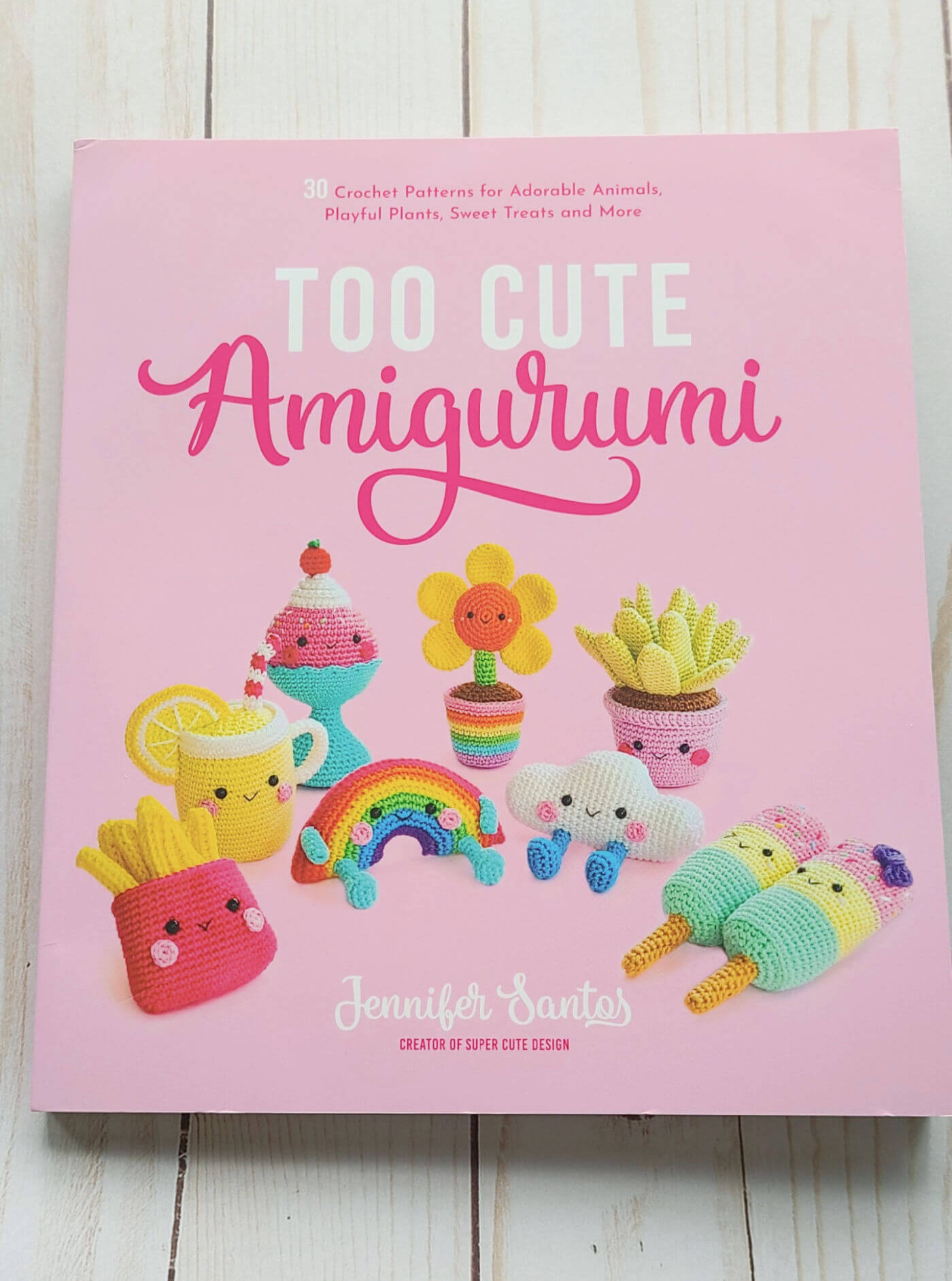 Too Cute Amigurumi Book Cover by Jennifer Santos