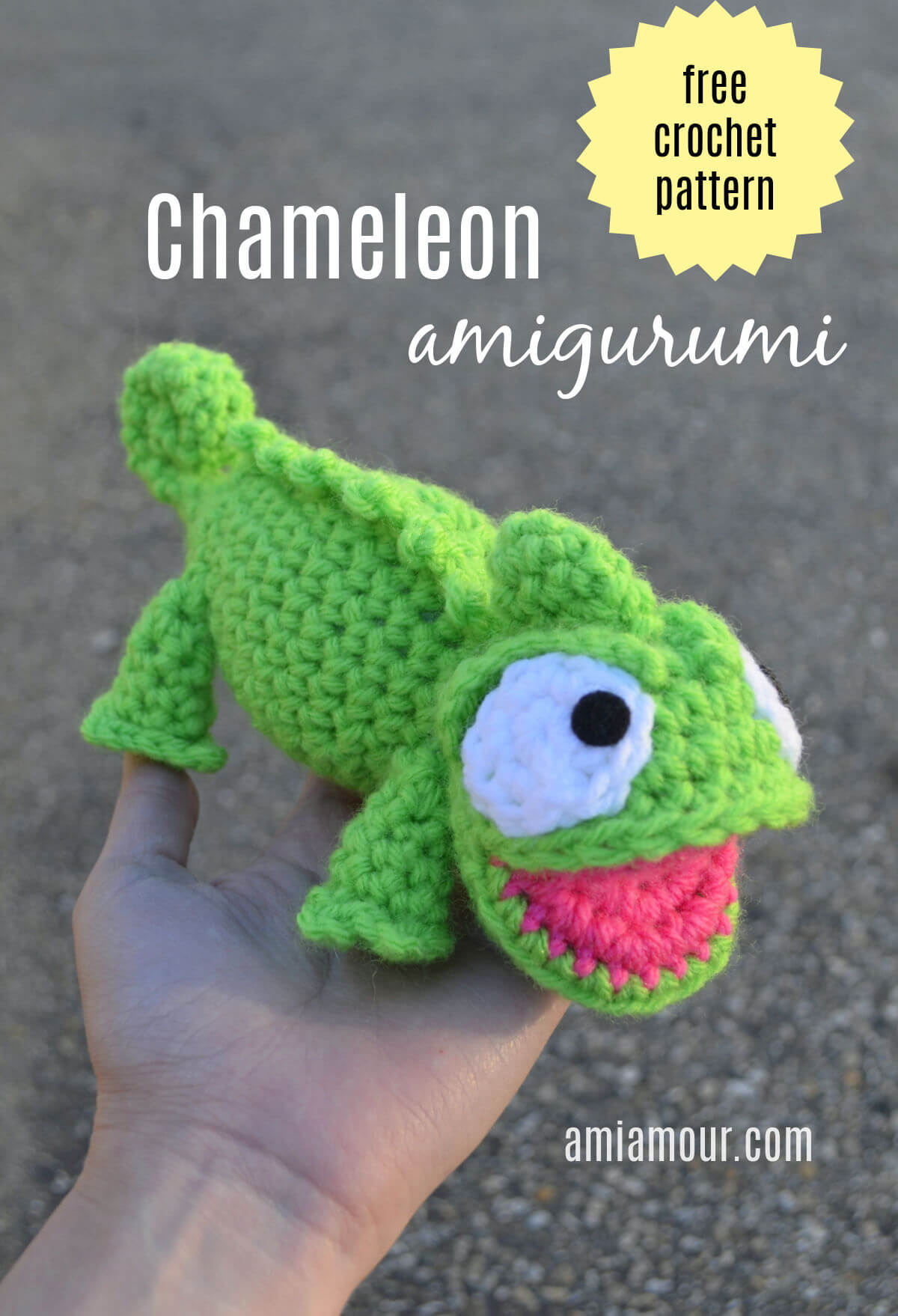 Chameleon - Free Crochet Pattern
