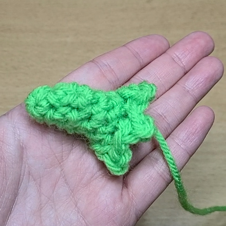 Chameleon Leg in Crochet