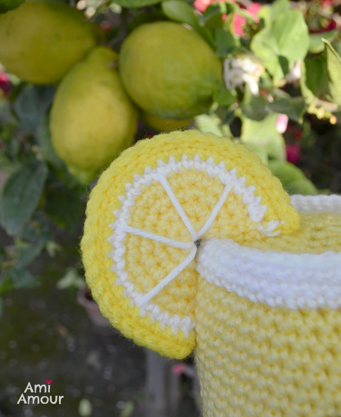 Crochet Lemon Slice