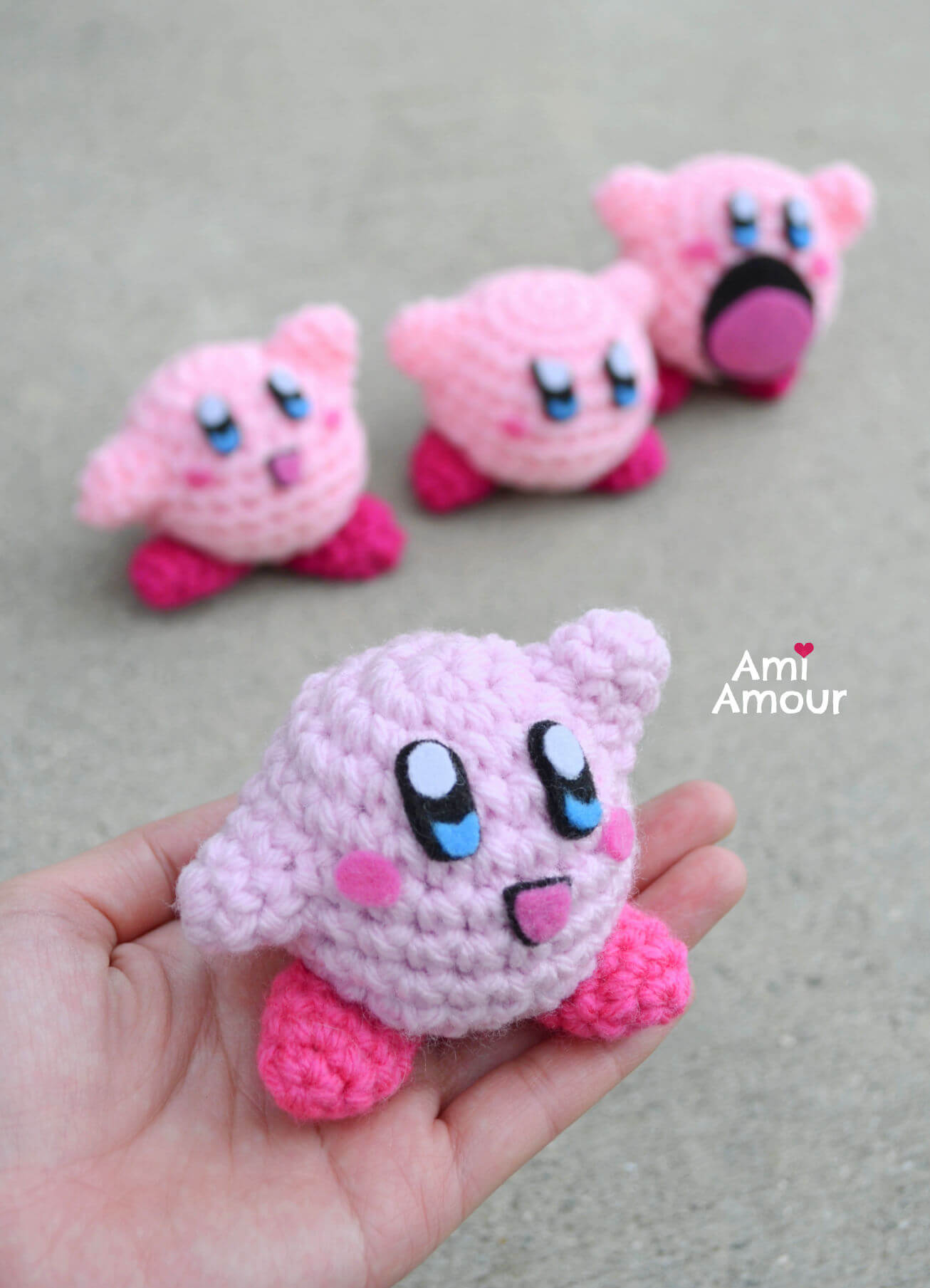 Kirby Amigurumi Crochet Pattern