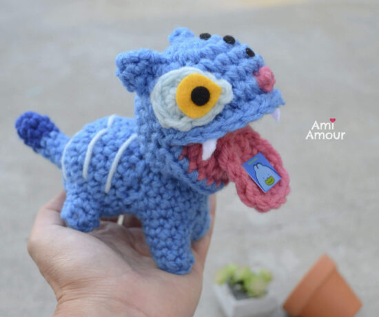 Crochet Derpy Tiger Amigurumi