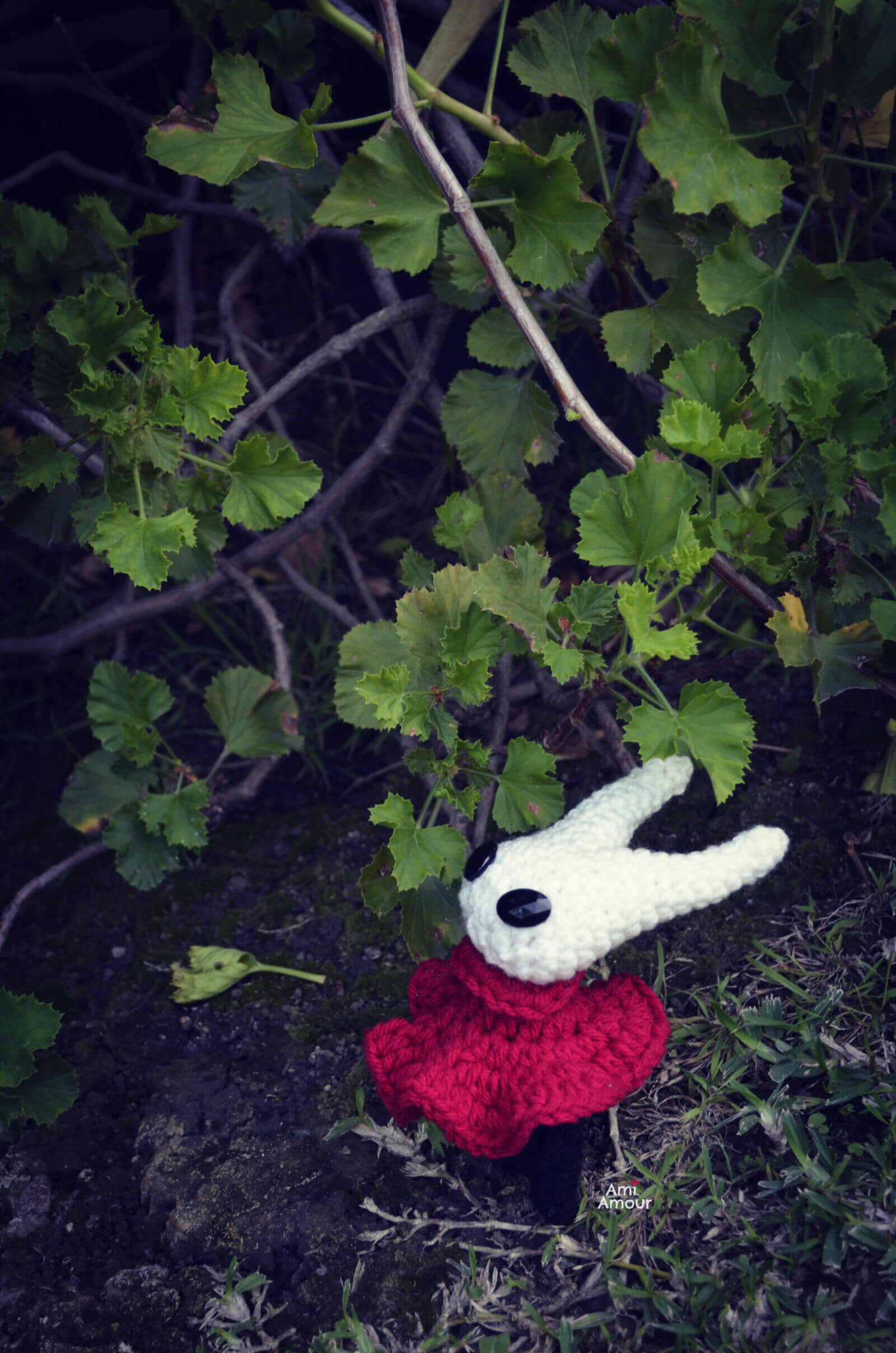 Hornet Amigurumi in Forest