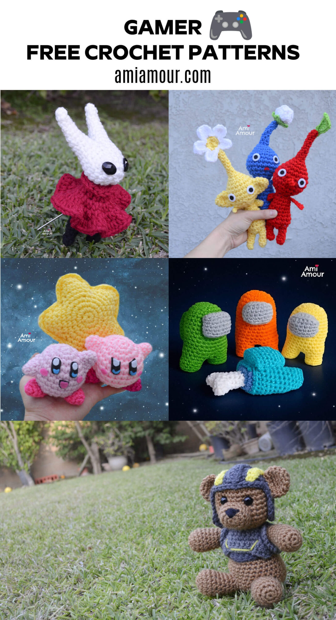 Gamer Free Crochet Patterns
