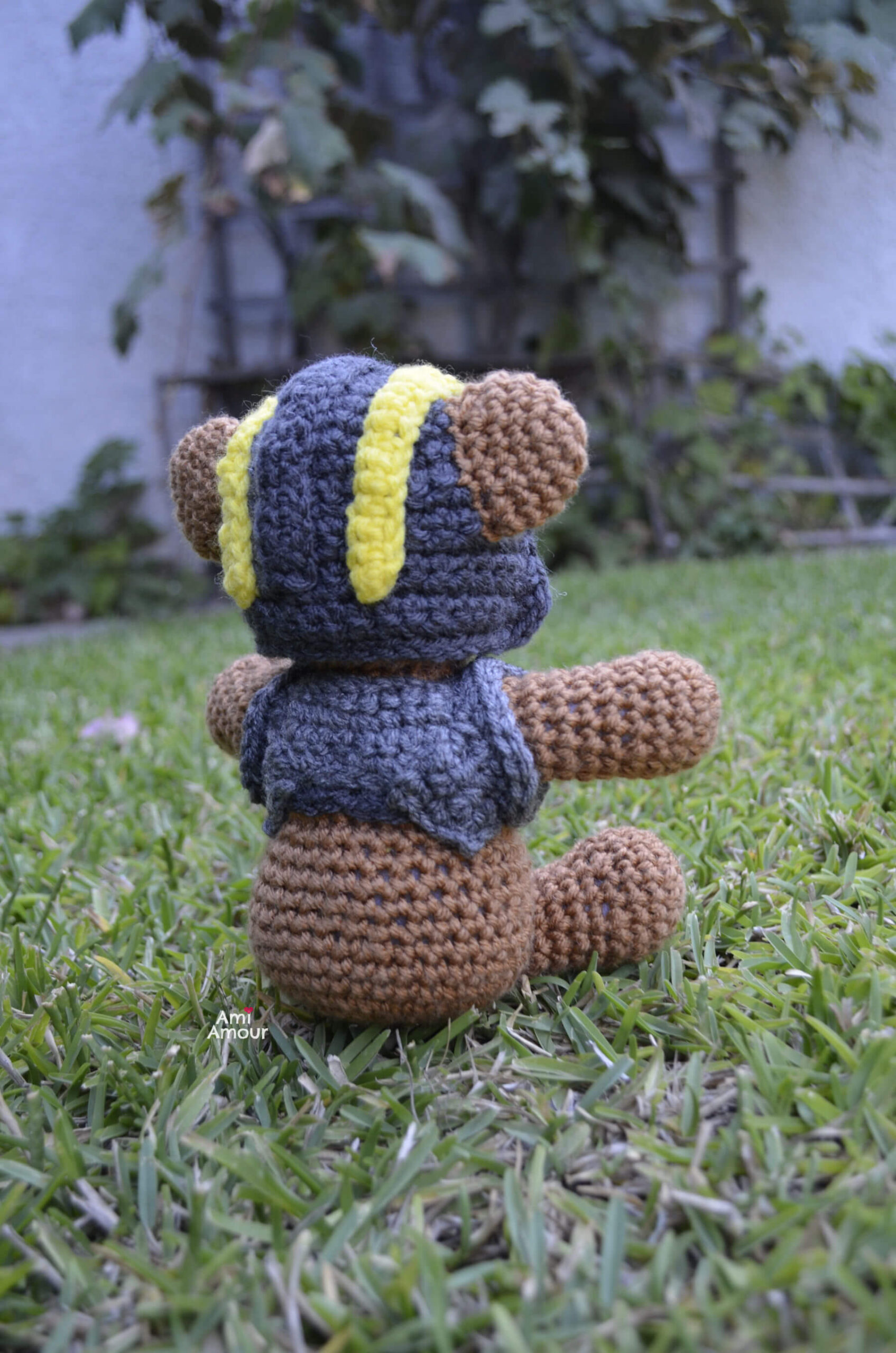 Back of Helldiver Teddy Doll